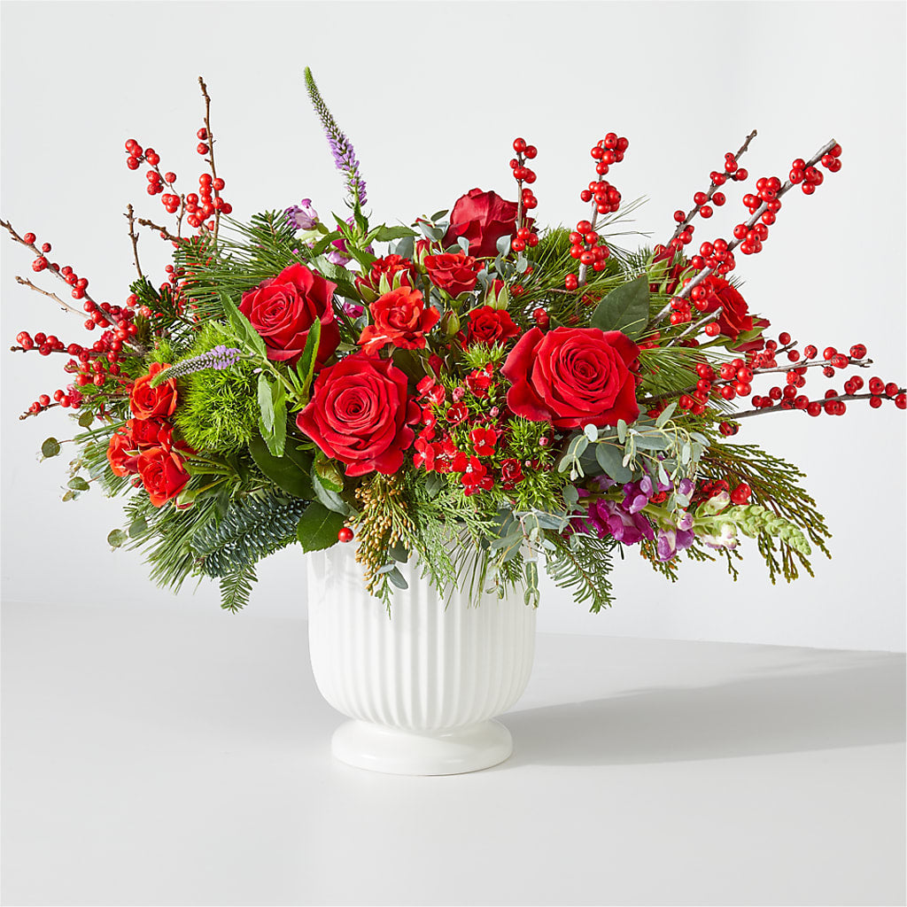 Big Red Bow Bouquet – North Shore Weddings And Flowers, Kahuku HI