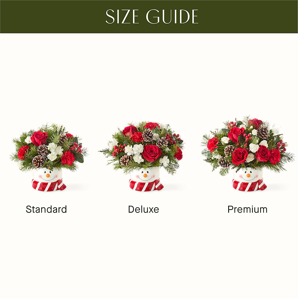 Jolly Snowman Bouquet – North Shore Weddings And Flowers, Kahuku HI