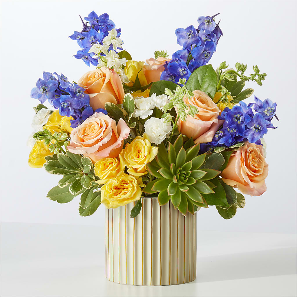 Cobalt Reverie Bouquet – North Shore Weddings And Flowers, Kahuku HI