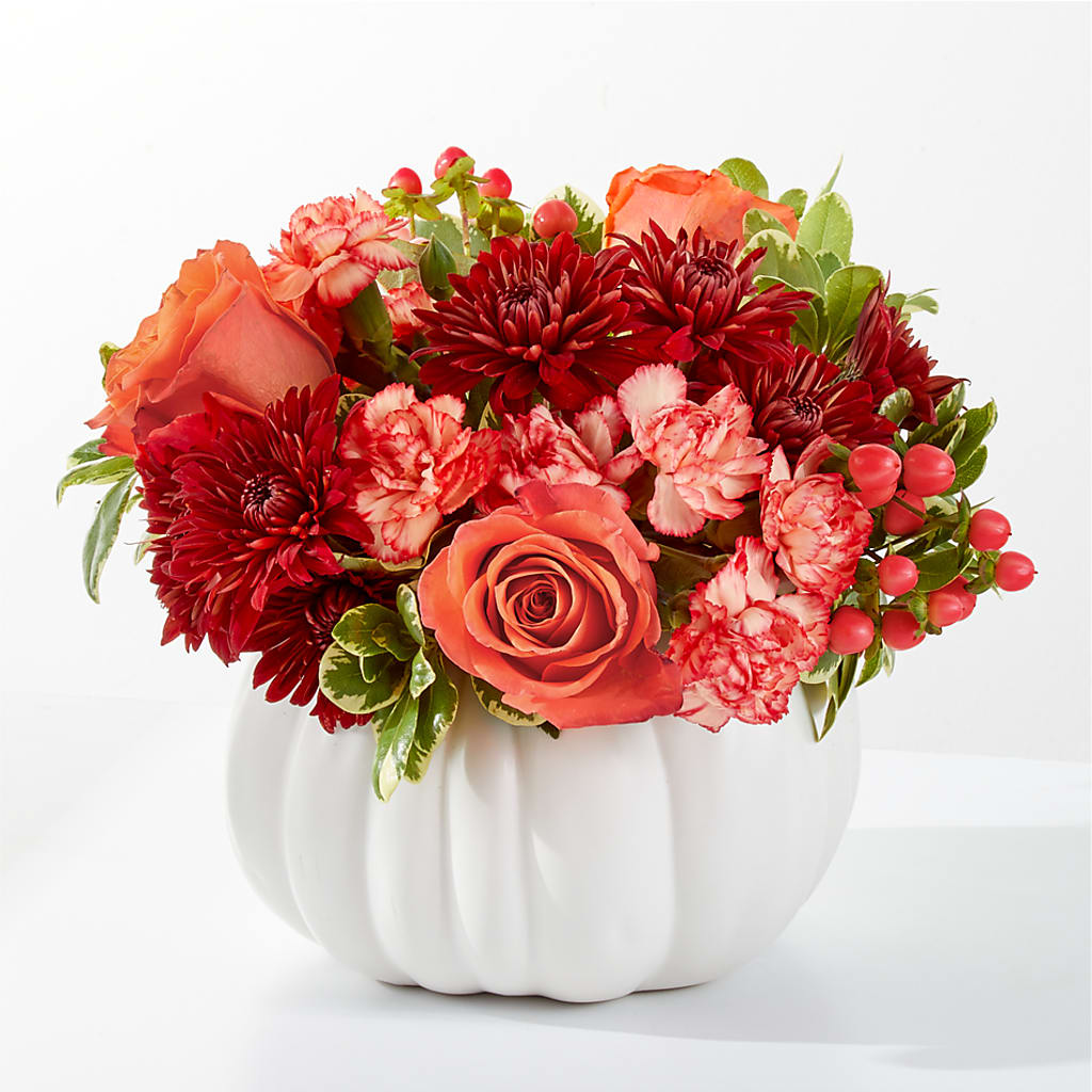 Autumn Air Pumpkin Bouquet – North Shore Weddings And Flowers, Kahuku HI
