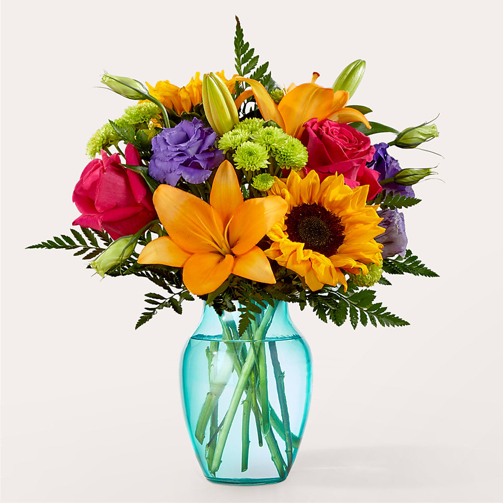 Double Rainbow Bouquet – North Shore Weddings And Flowers, Kahuku HI