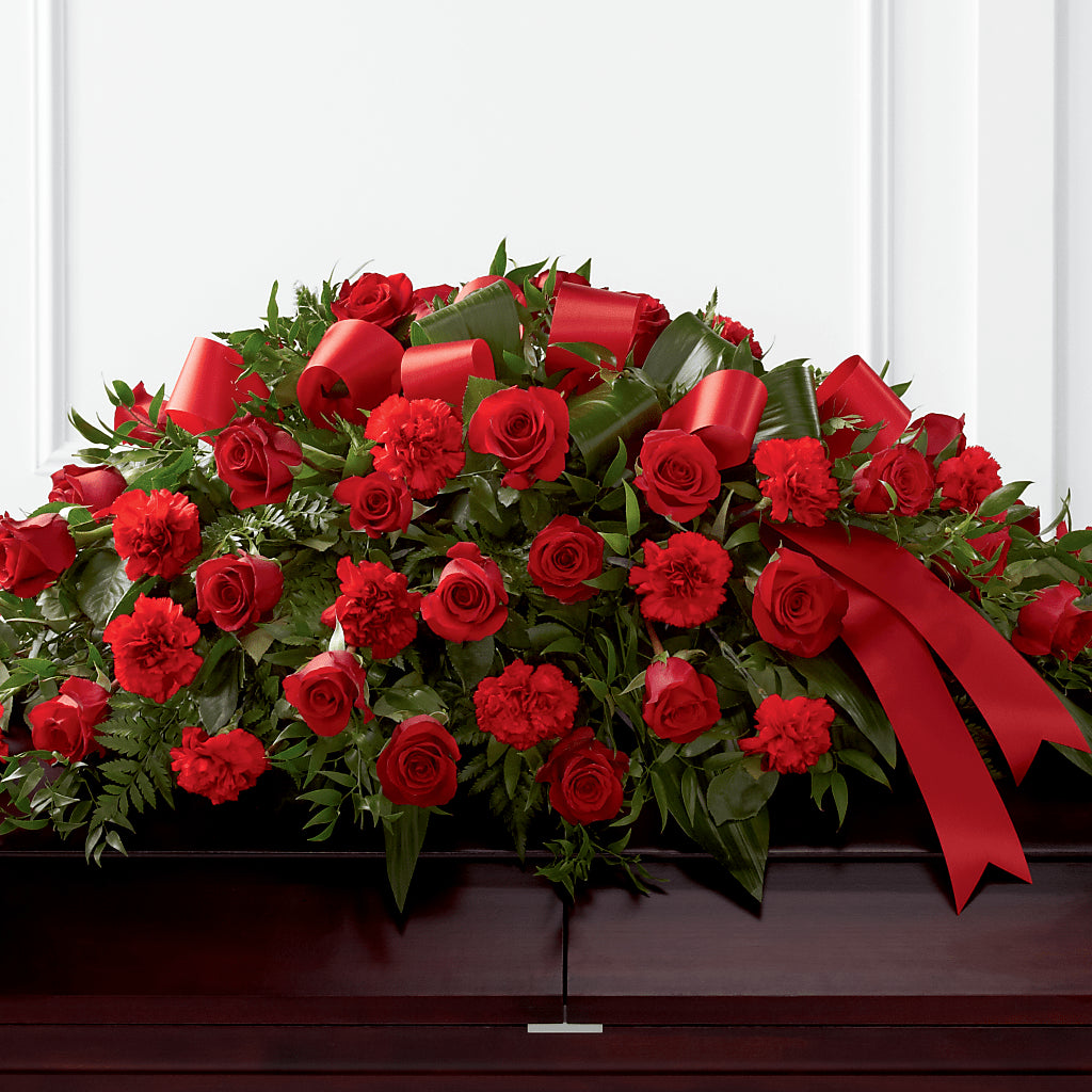 Tribute of Life Casket Spray – North Shore Weddings And Flowers, Kahuku HI