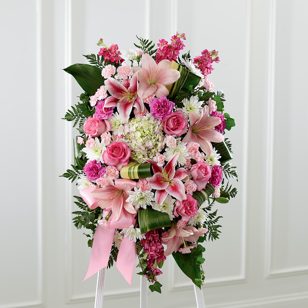 Comforting Standing Spray – North Shore Weddings And Flowers, Kahuku HI
