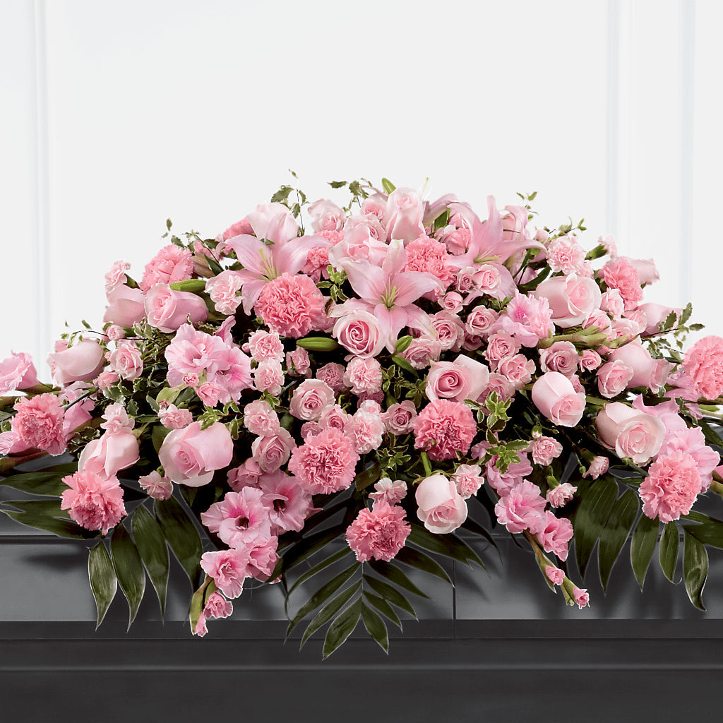 Garden of Comfort Casket Spray (Standard) – North Shore Weddings And Flowers, Kahuku HI