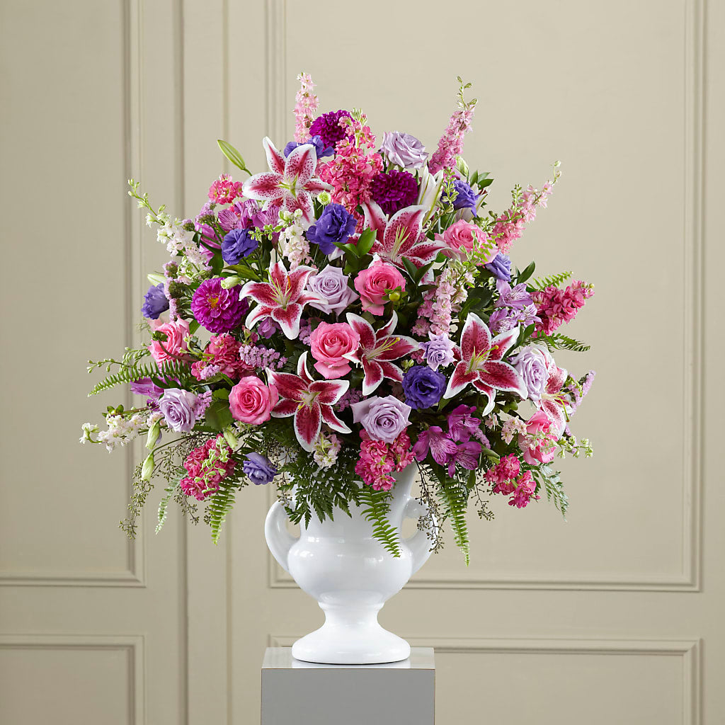 Peaceful Tribute Arrangement – North Shore Weddings And Flowers, Kahuku HI
