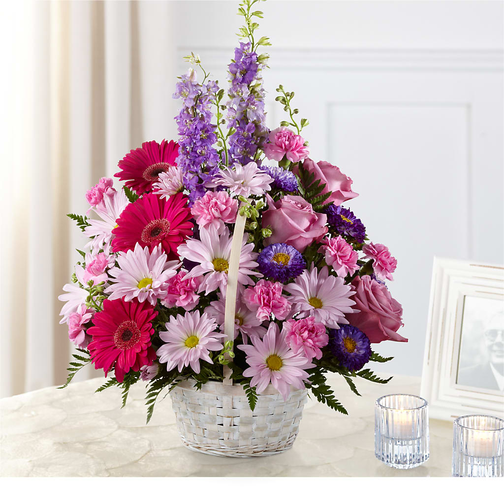 Pastel Peace Basket – North Shore Weddings And Flowers, Kahuku HI