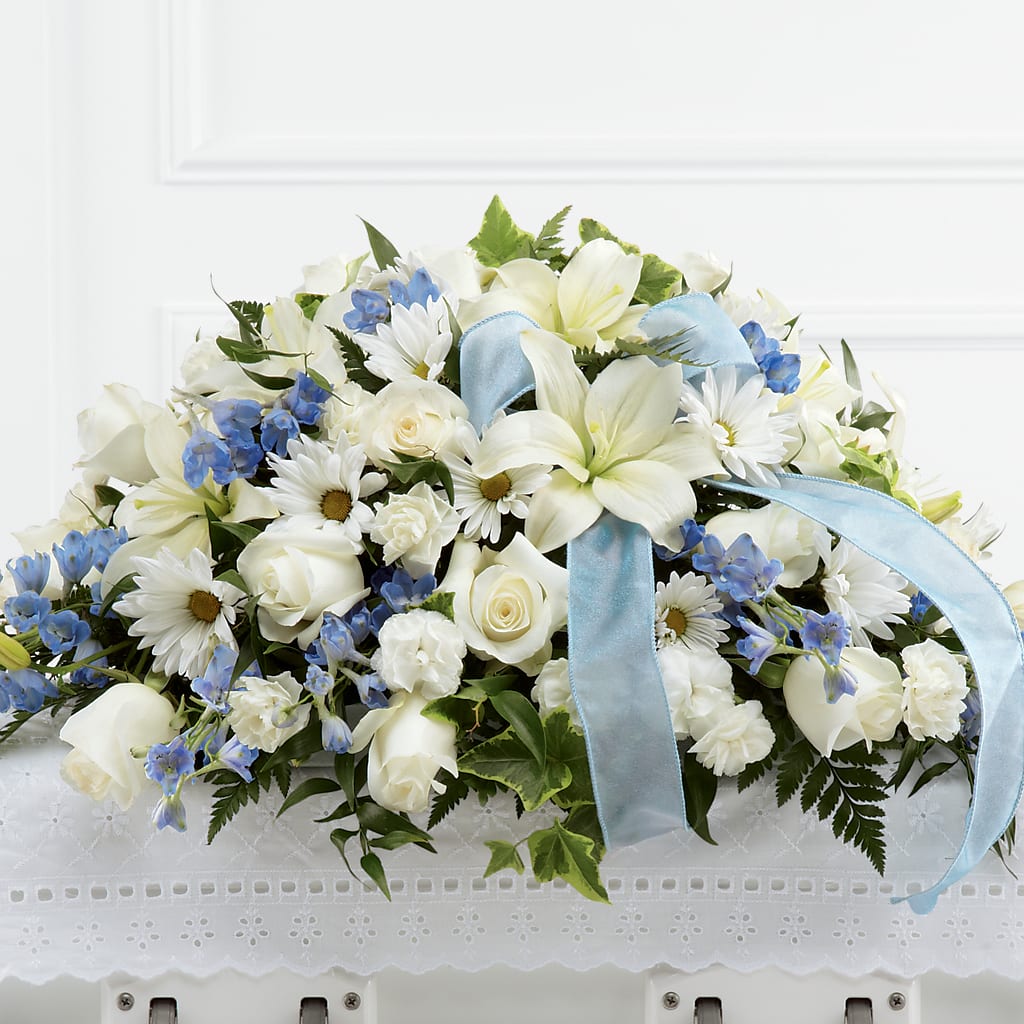Tender Treasure Casket Spray – North Shore Weddings And Flowers, Kahuku HI
