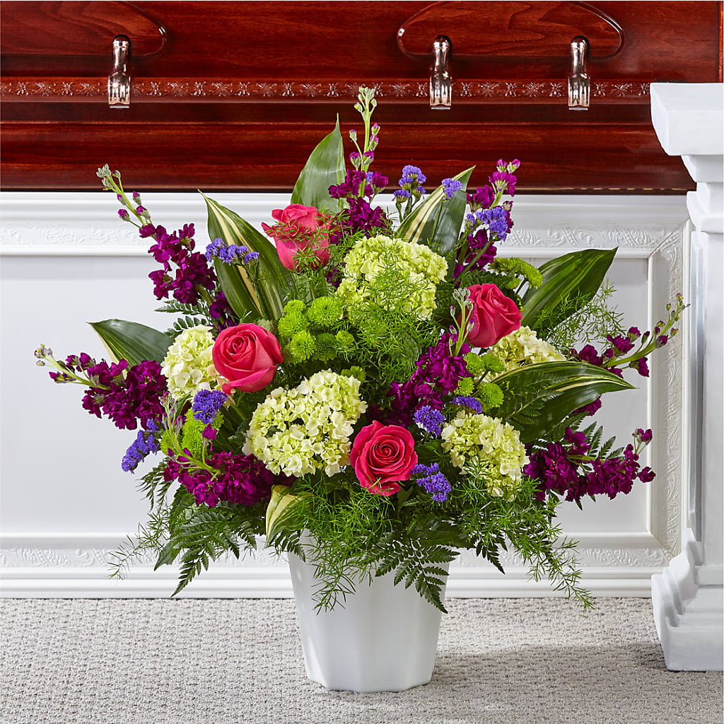 Beautiful Horizons Floor Basket – North Shore Weddings And Flowers, Kahuku HI