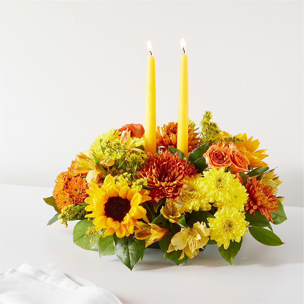 Autumn Harmony Centerpiece – North Shore Weddings And Flowers, Kahuku HI