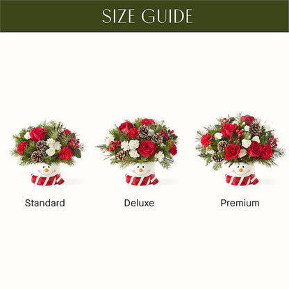 Jolly Snowman Bouquet –  North Shore Weddings And Flowers, Kahuku HI