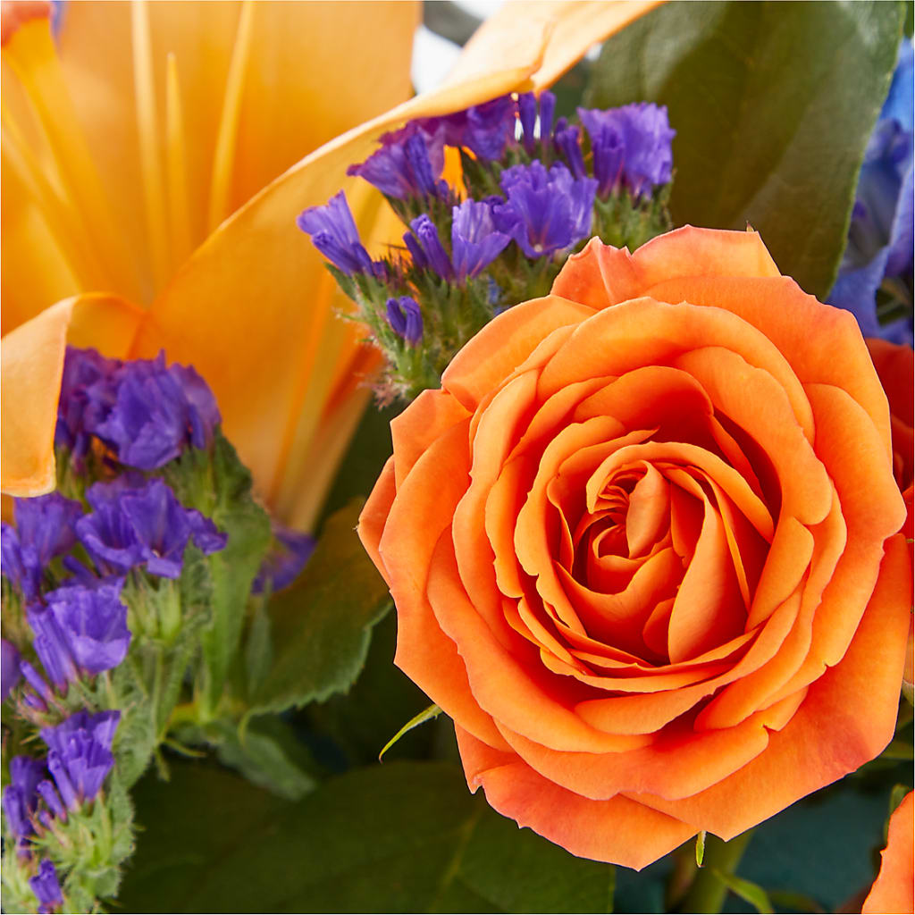 Radiant Citrus Box Bouquet –  North Shore Weddings And Flowers, Kahuku HI