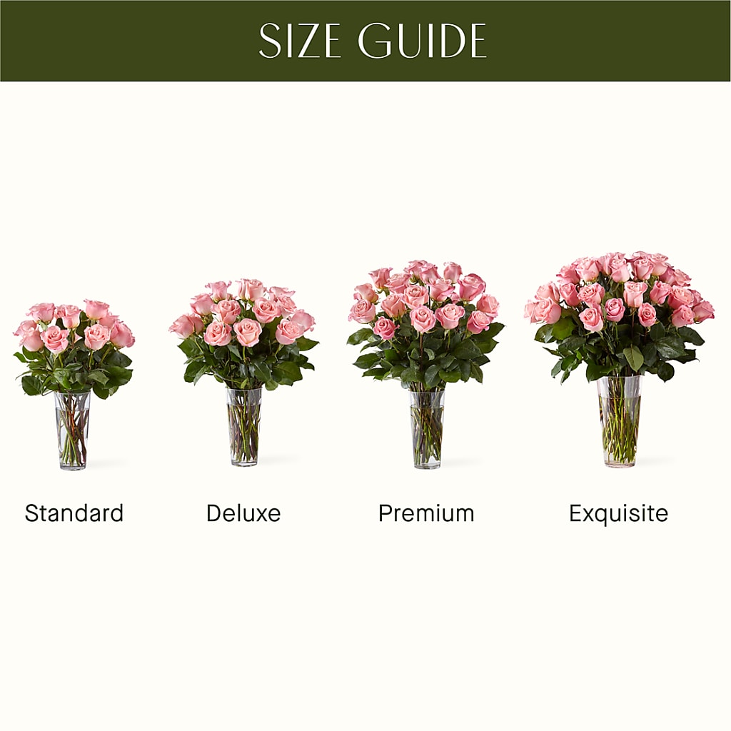 Long Stem Pink Rose Bouquet –  North Shore Weddings And Flowers, Kahuku HI