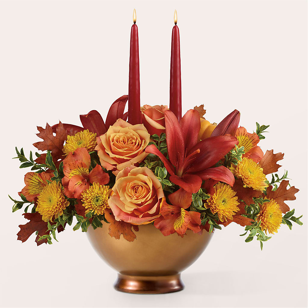 Harvest Table Centerpiece –  North Shore Weddings And Flowers, Kahuku HI