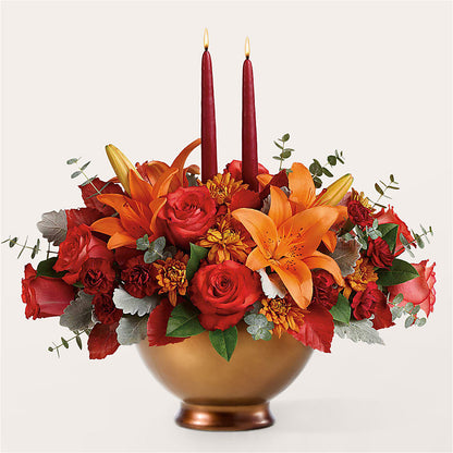 Fruits of Fall Centerpiece –  North Shore Weddings And Flowers, Kahuku HI