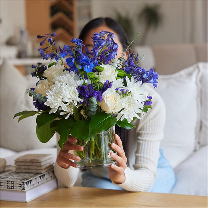 Cerulean Waves Bouquet –  North Shore Weddings And Flowers, Kahuku HI
