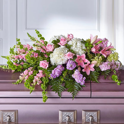 Life's Gratitude Casket Spray –  North Shore Weddings And Flowers, Kahuku HI