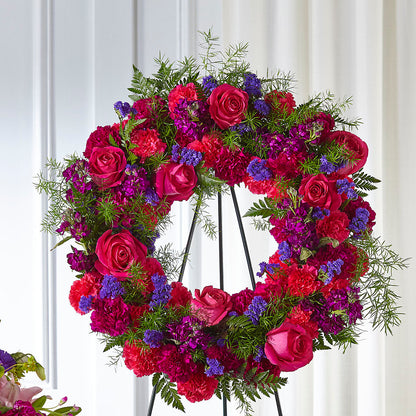 Calming Colors Wreath –  North Shore Weddings And Flowers, Kahuku HI