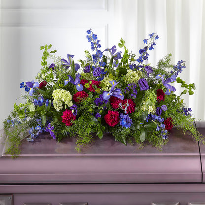 Always Treasured Casket Spray –  North Shore Weddings And Flowers, Kahuku HI