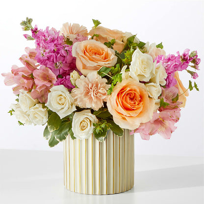 Paradise Bouquet with Ivory Vase –  North Shore Weddings And Flowers, Kahuku HI