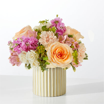 Paradise Bouquet with Ivory Vase –  North Shore Weddings And Flowers, Kahuku HI