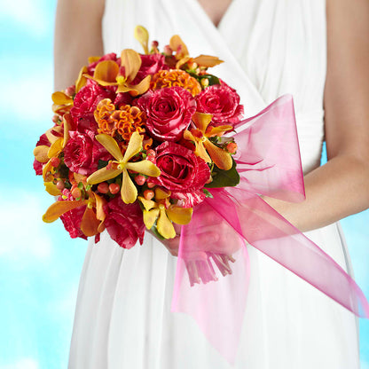 Brilliant Shades of Love Bouquet –  North Shore Weddings And Flowers, Kahuku HI