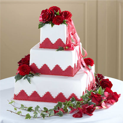 Forever Happiness Cake Decor –  North Shore Weddings And Flowers, Kahuku HI
